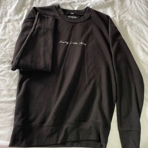Black pretty little thing sweatshirt
